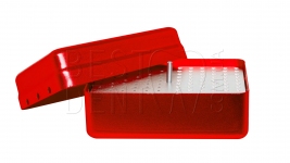 Стерилізатор для борів та ендо файлів, 120 отворів (червоний)