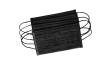 Маски чотиришарові з вугільним фільтром, чорні (Unigloves), 50 шт. 0