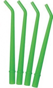 Аспирационные наконечники для слюноотсоса TPC, 25шт./уп. (large, зеленые)