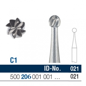 ТВС боры для угл. наконечника C1 (014) 34 mm (шарик)
