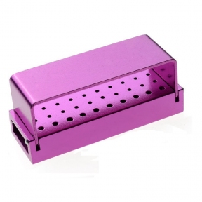 Стерилізатор-підставка для борів, 30 отворів (пурпуровий)