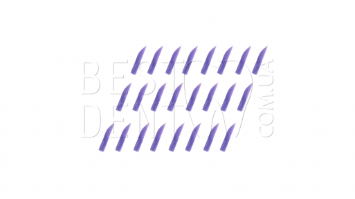 Клинья фиолетовые №4 (100шт) пластмассовые