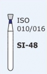 Алмазные боры для турбинного наконечника SI-48 (синий обратный конус маленький)