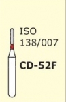Алмазные боры для турбинного наконечника CD-52F (красный  для детской стоматологии)