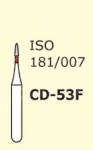 Алмазні бори для турбінного наконечника Mani CD-53F (червоний, для дитячої стоматології)