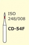 Алмазные боры для турбинного наконечника CD-54F (красный  для детской стоматологии)
