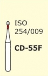 Алмазні бори для турбінного наконечника Mani CD-55F (червоний, для дитячої стоматології)