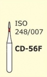 Алмазные боры для турбинного наконечника CD-56F (красный  для детской стоматологии)