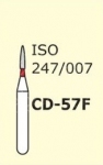 Алмазные боры для турбинного наконечника  CD-57F (красный  для детской стоматологии)