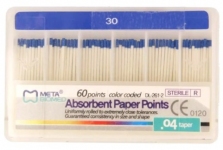 Штифти паперові, конус 04 №30 (MetaBiomed)