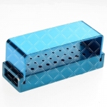 Стерилізатор-підставка для борів, 30 отворів (синій)