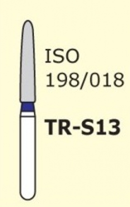 Алмазні бори для турбінного наконечника Mani TR-S13 (синій, конус, заокруглений кінчик)