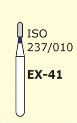 Алмазные боры для турбинного наконечника EX-41 (синий специальная форма)