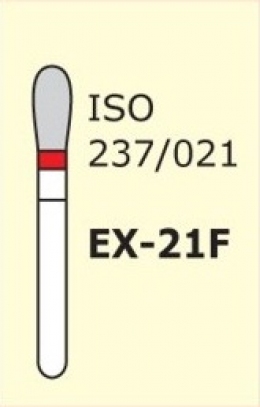Алмазные боры для турбинного наконечника EX-21F (красный специальная форма)
