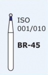 Алмазные боры для турбинного наконечника BR-45 (синий  шарообразный маленький)