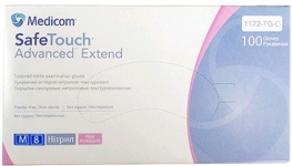 Рукавички нітрилові рожеві Medicom Safe Touch (M), 100 шт.