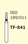 Алмазні бори для турбінного наконечника Mani TF-S41 (синій, конус, плоский кінчик)