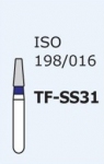 Алмазные боры для турбинного наконечника TF-SS31 (синий  конусообразный, плоский кончик)