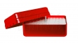 Стерилизатор для боров и эндо файлов (большой) 120отв, красный
